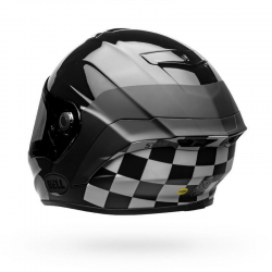 Casque Bell Star MIPS DLX Lux Checkers Matte/Gloss Black/White (taille S)