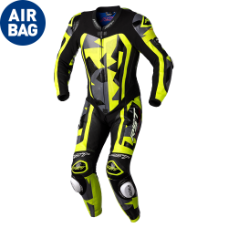 Combinaison RST Pro Series Airbag Grey/Lime Camo (taille XL)