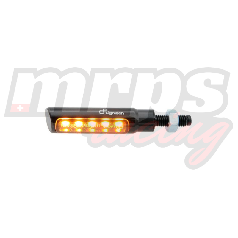 Clignotants Lightech LED 930 "TheTube" ABS homologués (noir)