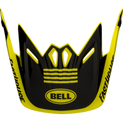 Visière supérieure Bell Moto-9 Youth Fasthouse Newhall Black/Yellow