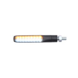 Clignotants Lightech LED 937 ABS homologués (noir, avant, avec fonction veilleuse)