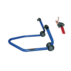 Béquille arrière universelle Bike-Lift avec supports en V (bleu)