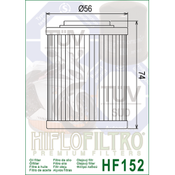 Filtre à huile Hiflofiltro HF152