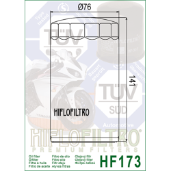Filtre à huile Hiflofiltro HF173C chromé