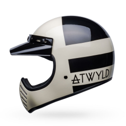 Casque Bell Moto-3 Atwyld Orbit Gloss White/Black (taille M)