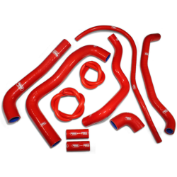 Durites de radiateur Samco Sport Aprilia RSV 1000 R 2004-10 (rouge)