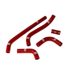 Durites de radiateur Samco Sport Yamaha TZ 250 Reverse Cylinder 1990 (rouge)