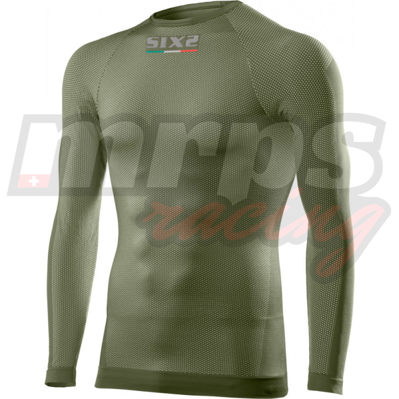 Maillot SIXS SuperLight Long-sleeve TS2L (olive, taille XS/S)