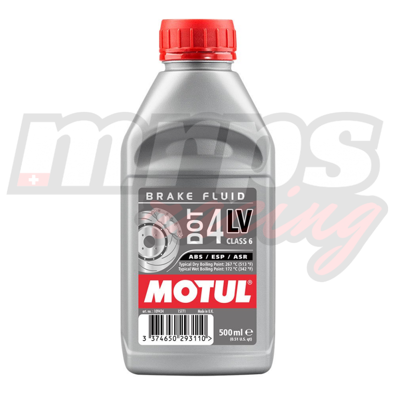 Liquide de frein Motul Brake Fluid DOT 4 LV (500ml)