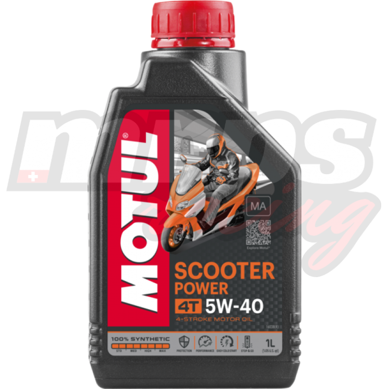 Huile Motul Scooter Power 4T 5W40 MA (1l)
