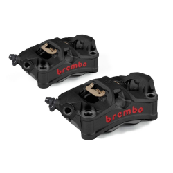 Étriers de frein Brembo Stylema CNC Monobloc 100mm 220.D020.70 (paire, noir, avec plaquettes)