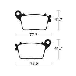 Plaquettes de frein Tecnium...