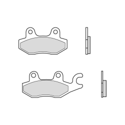 Plaquettes de frein Brembo Z04 M088Z04 (107A48608)