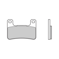 Plaquettes de frein Brembo Z04 M518Z04 (107A48651)