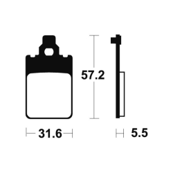 Plaquettes de frein Tecnium...