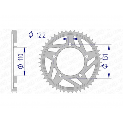 Couronne AFAM aluminium...