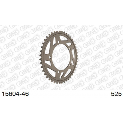 Couronne AFAM aluminium type 15604 pas 525 (46 dents)