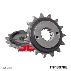 Pignon JT Sprockets acier type JTF 1307RB pas 520 (15 dents) avec anti-bruit