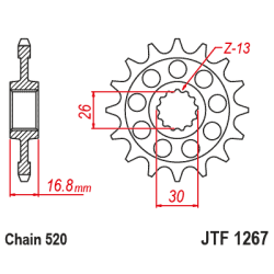 Pignon JT Sprockets acier...