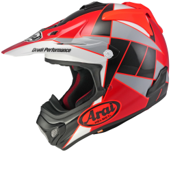 Casque Arai MX-V Evo Peak Red (taille M)