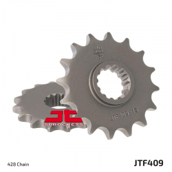 Pignon JT Sprockets acier type JTF409 pas 428 (16 dents)