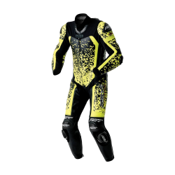Combinaison RST Pro Series D3O Airbag Black/Flo Yellow (taille L)