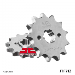 Pignon JT Sprockets acier type JTF712 pas 428 (13 dents)