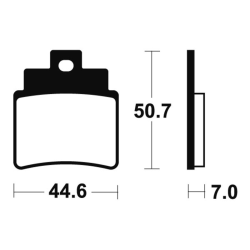 Plaquettes de frein Tecnium...