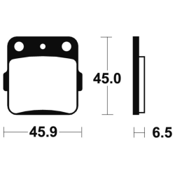 Plaquettes de frein Tecnium...