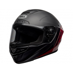 Casque Bell Star MIPS DLX Shockwave Matte/Gloss Black/Candy Red (taille M)