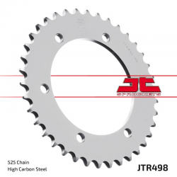 Couronne JT Sprockets acier type JTR498 pas 525 (38 dents)