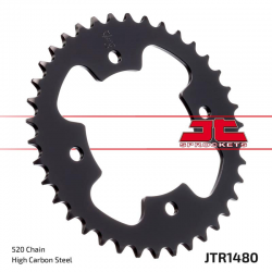 Couronne JT Sprockets acier type JTR1480 pas 520 (37 dents)