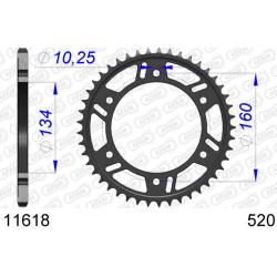 Couronne AFAM aluminium...