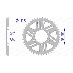 Couronne AFAM aluminium...