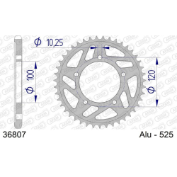 Couronne AFAM aluminium...