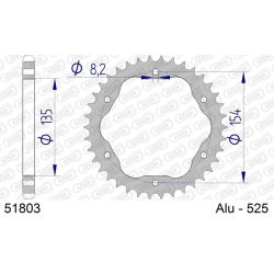 Couronne AFAM aluminium...