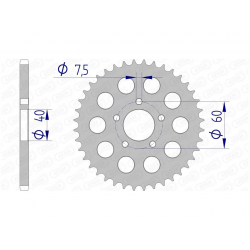 Couronne AFAM aluminium...