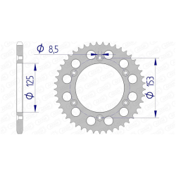 Couronne AFAM aluminium...