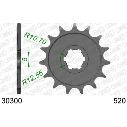Pignon AFAM acier type 30300 pas 520 (13 dents)