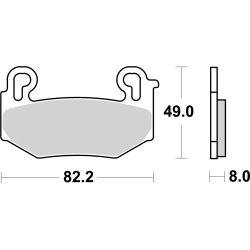 Plaquettes de frein Brembo 07BB42.LA (route, avant)