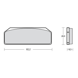 Plaquette de frein Brembo Z04 07.8354.24 métal fritté étriers Brembo GP4-PR CNC