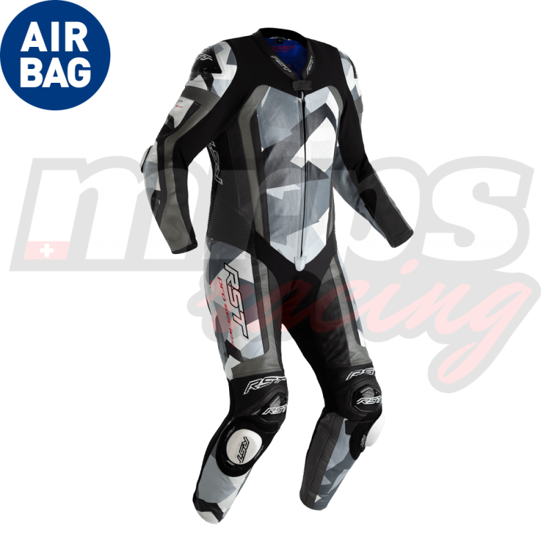 Combinaison RST Pro Series Airbag Grey Camo/Black/Grey (taille M)