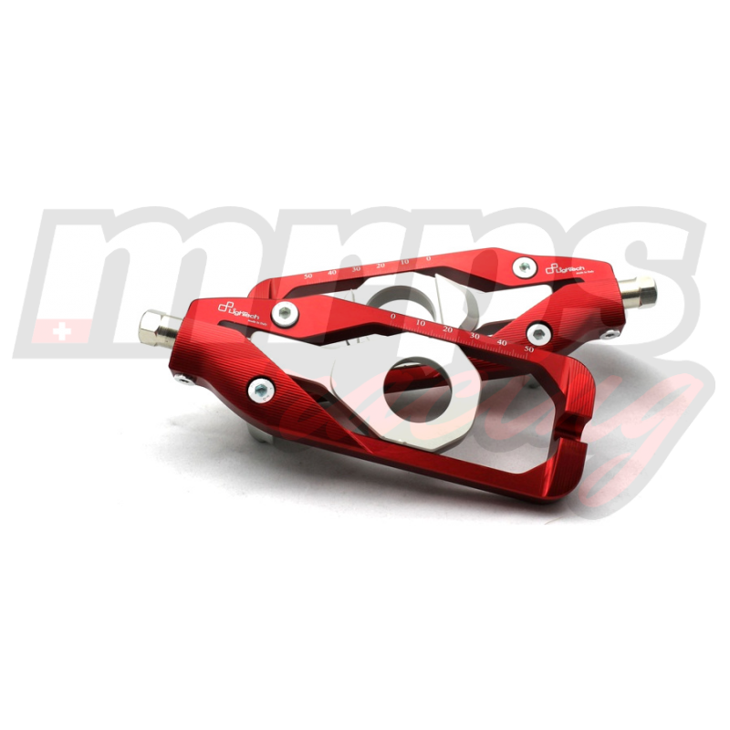 Tendeurs de chaîne Lightech Aprilia RS 660 2020-23 (rouge)