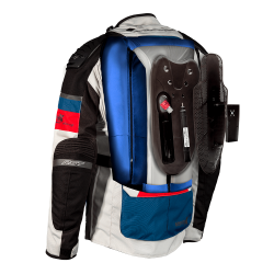 Veste textile RST Pro Series Adventure-X Airbag Ice/Blue/Red (taille XL)