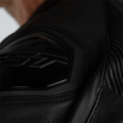Veste cuir RST Sabre Airbag Black/Black (taille XS)