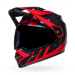 Casque Bell MX-9 Adventure MIPS Dash Gloss Black/Red (taille L)
