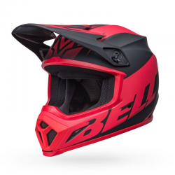 Casque Bell MX-9 MIPS Disrupt Matte Black/Red (taille M)
