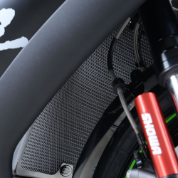 Protection de radiateur R&G Racing RAD0200BK pour Kawasaki ZX-10R 2008-2019 en aluminium