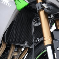Protection de radiateur R&G Racing RAD0090BK pour Kawasaki Z1000 2010-2019 en aluminium
