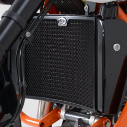 Protection de radiateur R&G Racing RAD0127BK pour KTM 690 Duke 2013-2018 en aluminium